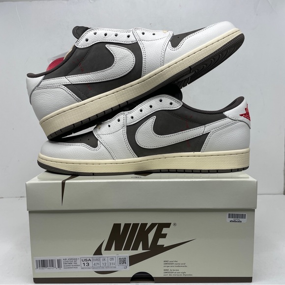 Nike Air Jordan 1 Retro Low SP Travis Scott “Reverse Mocha” 2023 - Picture 3 of 6